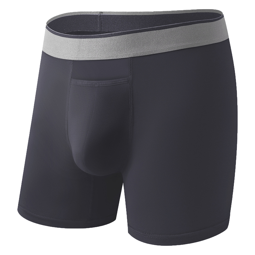 Bamboo Fiber Trunk - Мужские удлиненные шорты-боксеры с мягким верхним