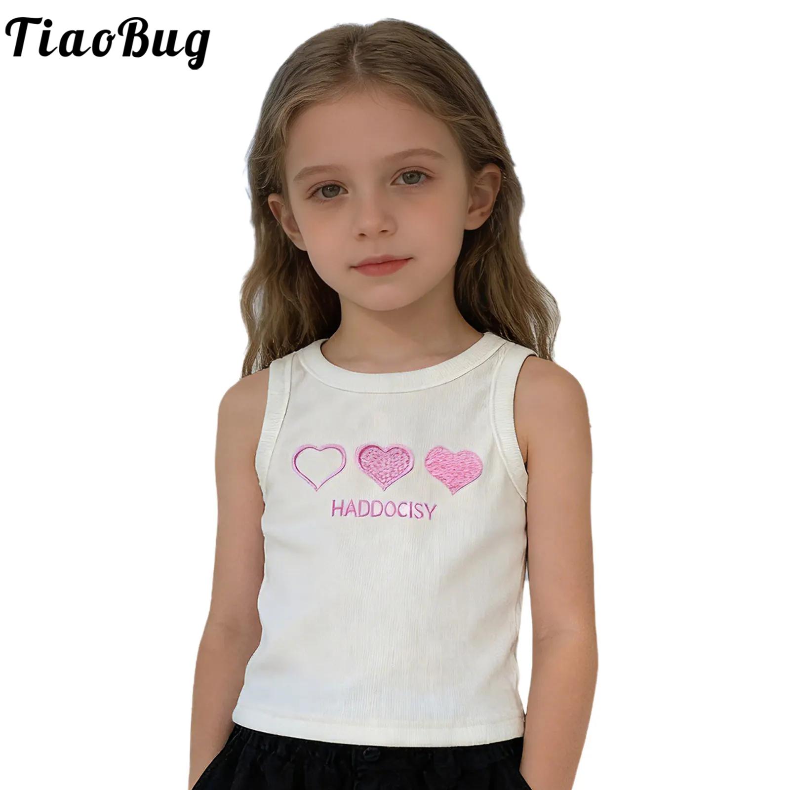 Tank Top Ribbed - Детский спортивный жилет для девочек с