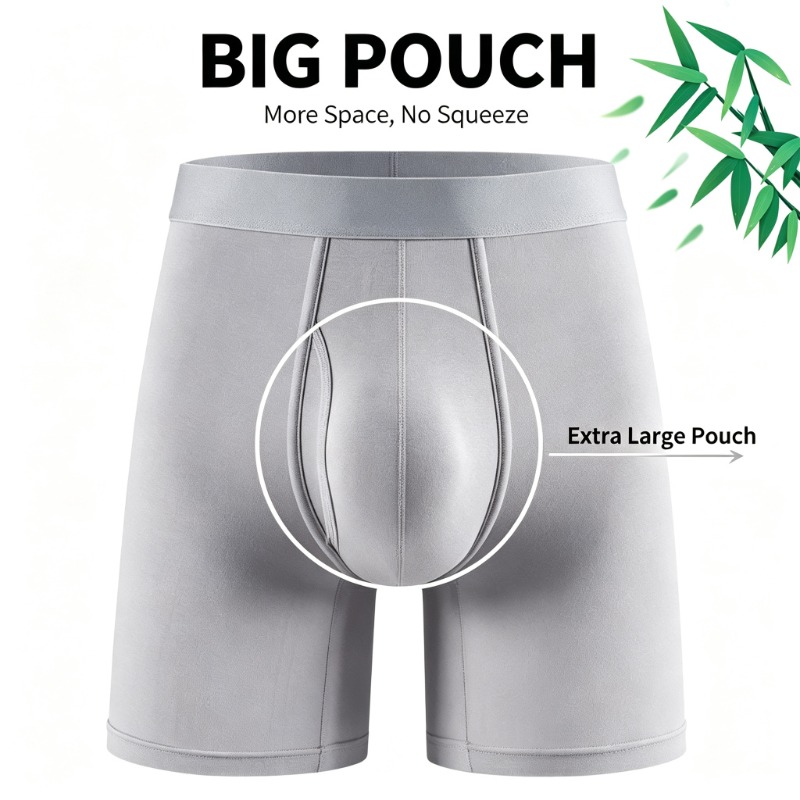 Bamboo Fiber Trunk - Мужские трусы-боксеры из бамбукового волокна с