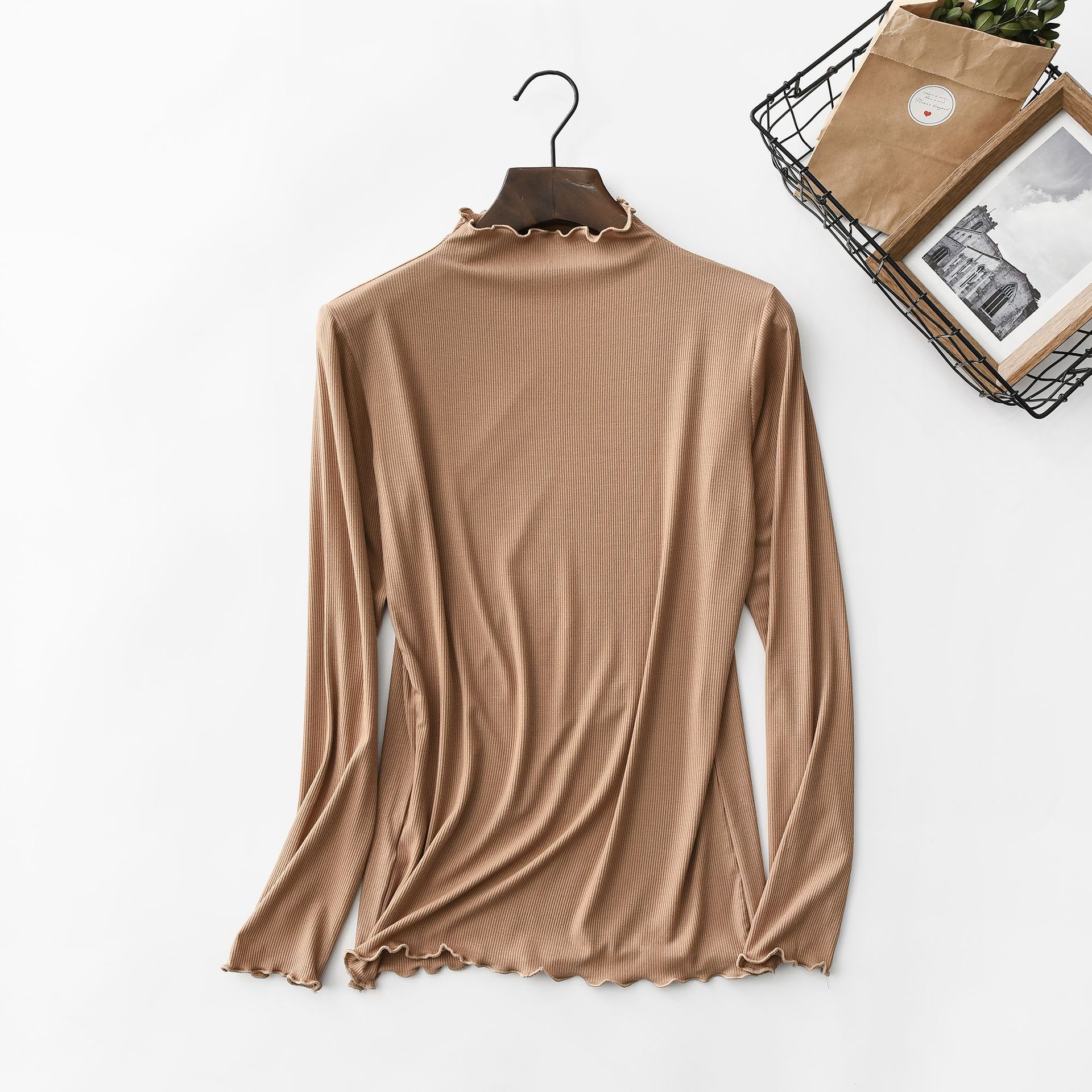 Футболка женская с длинным рук – обзор и цена Undershirt Crew Neck