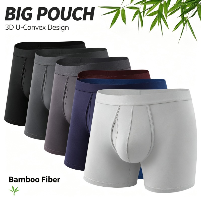 Мужские трусы-боксеры из бамбу – обзор и цена Bamboo Fiber Trunk