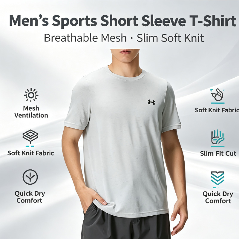 Мужская футболка Under Armour  – обзор и цена Undershirt Crew Neck